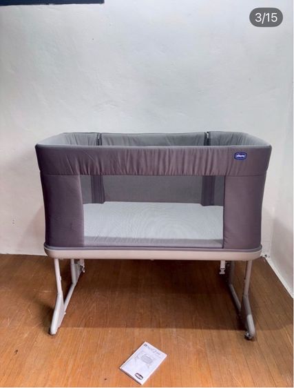 🔥Chicco เตียงนอนเด็กวัสดุดีแข็งแรงน่าใช้แนะนำเลยค่ะสภาพโดยรวมยังดีมากๆอาจมีร่องรอยการใช้งานเดิมมาบ้างเล็กน้อย มือหนึ่งราคาแรงเลยค่ะ  รูปที่ 3