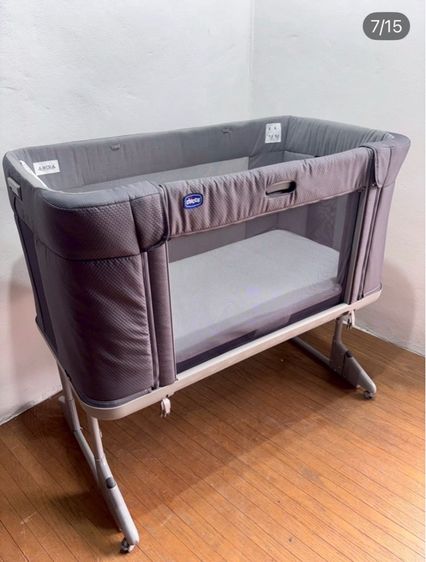 🔥Chicco เตียงนอนเด็กวัสดุดีแข็งแรงน่าใช้แนะนำเลยค่ะสภาพโดยรวมยังดีมากๆอาจมีร่องรอยการใช้งานเดิมมาบ้างเล็กน้อย มือหนึ่งราคาแรงเลยค่ะ  รูปที่ 7