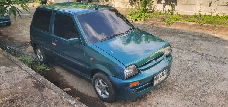 Daihatsu Mira 1996 850 Sedan เบนซิน ไม่ติดแก๊ส เกียร์ธรรมดา เขียว รูปที่ 3