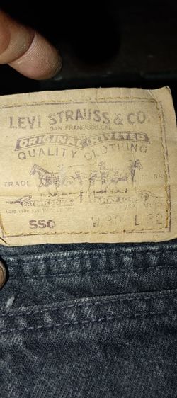 กางเกงยีนส์ levi's550 กระดุม515U.S.A.ป้ายส้ม วินเทจ รูปที่ 9
