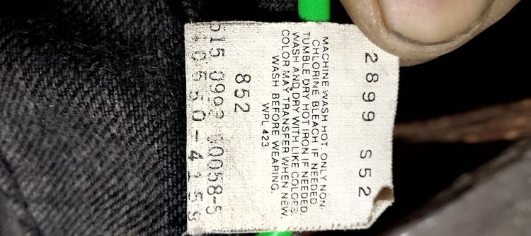 กางเกงยีนส์ levi's550 กระดุม515U.S.A.ป้ายส้ม วินเทจ รูปที่ 7