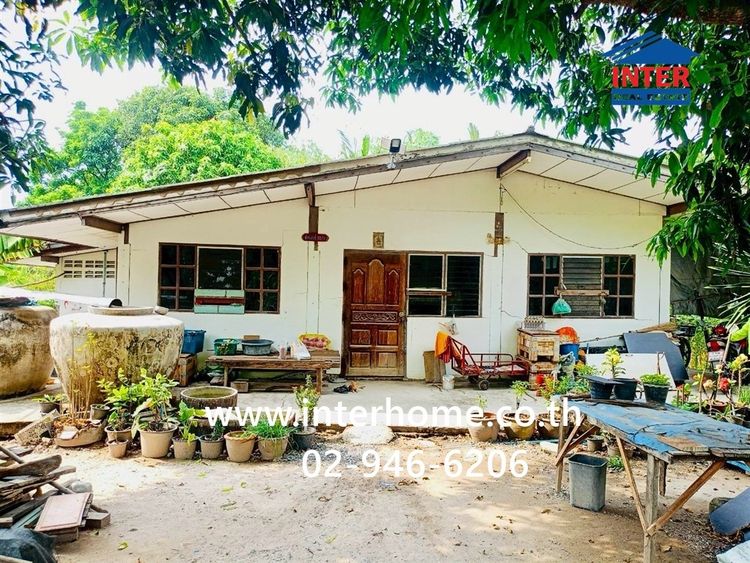 บ้านเดี่ยว + ที่ดิน 1 ชั้น 187 ตร.ว. บ้านเดี่ยว + ที่ดิน ใกล้บริษัท ฤทธา จำกัด (โกดังคลอง 12 แห่งใหม่) ถนนรังสิต-นครนายก ถนนเลียบคลอง12