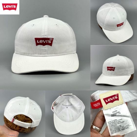หมวกและหมวกแก๊ป หมวก  Levi’s โลโก้ปัก