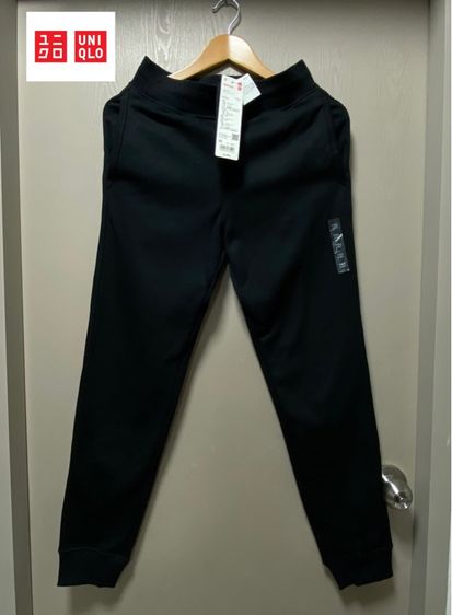 ดำ อื่นๆ กางเกงขายาว uniqlo มือหนึ่งป้ายห้อย