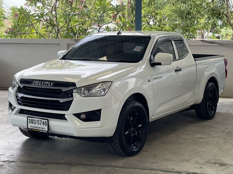 Isuzu D-MAX 2022 1.9 S Pickup ดีเซล ไม่ติดแก๊ส เกียร์ธรรมดา ขาว