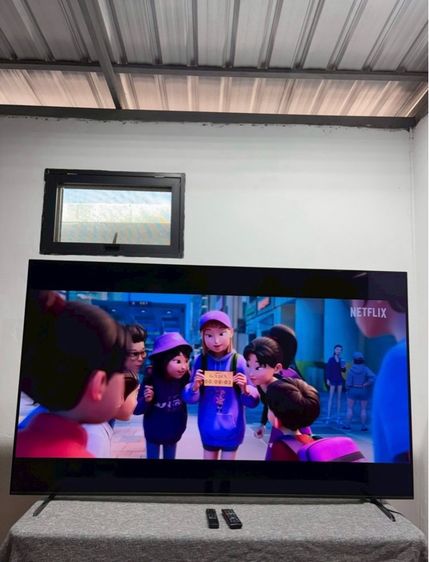 🔥SONY XR-77A80K OLED สมาร์ททีวี 4K ลูกค้าซื้อมาเกือบ 140,000เลยค่ะ แอบดูใบเสร็จ ใช้งานน้อยมากเลยค่ะ ภาพชัดมากๆสภาพดีด้วยค่ะ