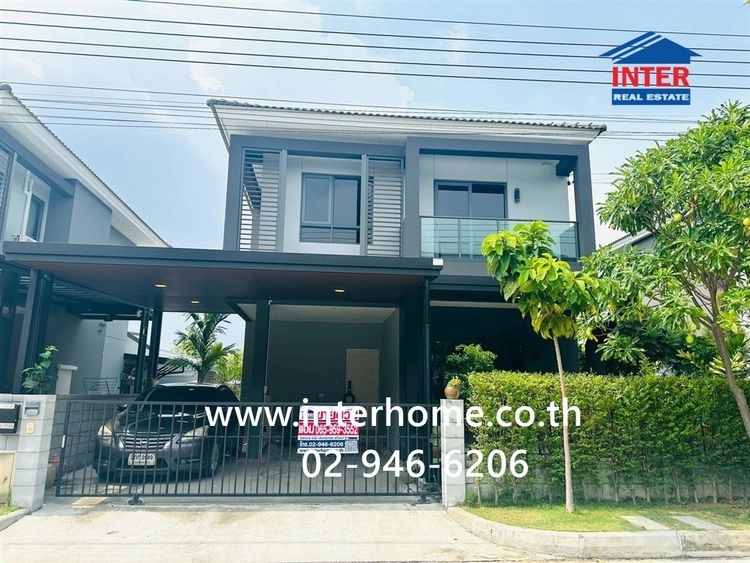 บ้านเดี่ยว 2 ชั้น 53.5 ตร.ว. หมู่บ้านเซนโทร บางนา-กิ่งแก้ว ใกล้การไฟฟ้ากิ่งแก้ว ถนนกิ่งแก้ว ถนนบางนา-ตราด บางพลี สมุทรปราการ