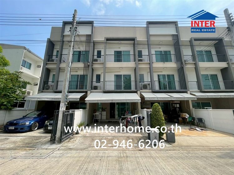 ทาวน์โฮม 3 ชั้น 20.6 ตร.ว. หมู่บ้านกลางเมือง สุขุมวิท77 ซอยอ่อนนุช17 ถนนสุขุมวิท ถนนอ่อนนุช เขตสวนหลวง กรุงเทพมหานคร