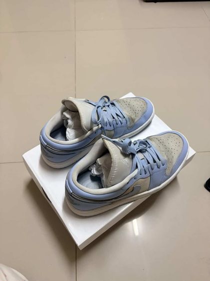 WMNS AIR JORDAN 1 LOW "Football Grey Aluminum" 🩶🩵 รูปที่ 4