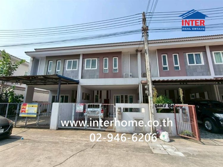 ทาวน์เฮ้าส์ 2 ชั้น 22 ตร.ว. หมู่บ้านซื่อตรงโคซี่ เฟส3 ถนนกาญจนาภิเษก ถนนรังสิต-นครนายก ธัญบุรี ปทุมธานี