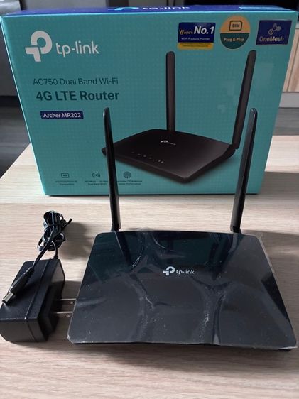อุปกรณ์เครือข่าย เราเตอร์ TP-Link Network Archer MR202 AC750 Wireless Dual Band 4G LTE Router (มือสอง)