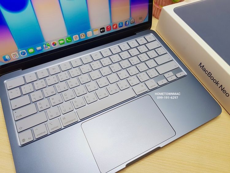 Macbook Neo (Retina13-inch, 2026) A18Pro 6-Core CPU 5-Core GPU SSD 256Gb Ram 8Gb Indigo ครบกล่อง ประกันยาวๆ ชาร์จ 4Cycle ใหม่เหมือนมือ1 รูปที่ 9