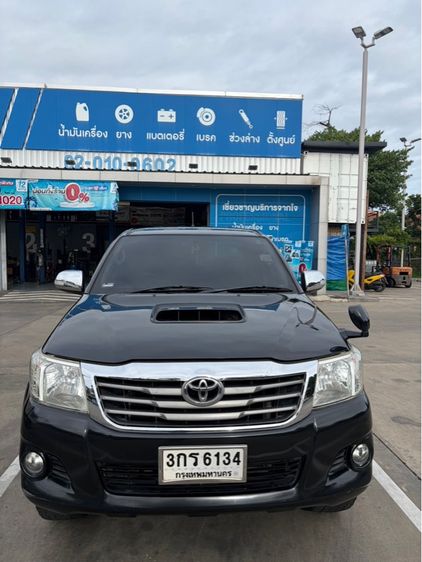 Toyota Hilux Vigo Champ 2014 Double Cab 2.5 E VNT Prerunner Pickup ดีเซล เกียร์ธรรมดา ดำ