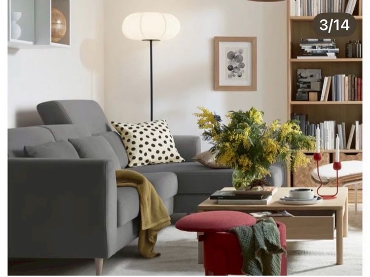 🔥IKEA SLATORP  ชุดโซฟาสภาพโดยรวมยังค่ะวัสดุดีแข็งแรงน่าใช้แนะนำเลยอาจมีร่องรอยการใช้งานเดิมมาบ้าง  รูปที่ 3