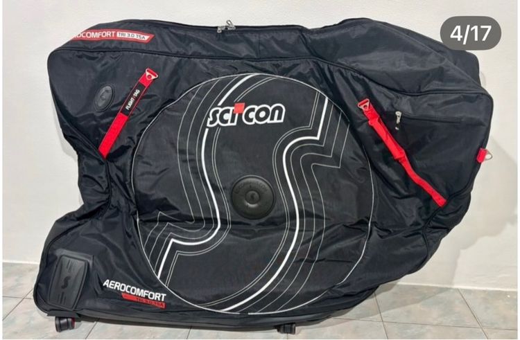 🔥SCICON AEROCOMFORT 3.0 TSA กระเป๋าใส่จักรยานวัสดุดีแข็งแรงน่าใช้แนะนำเลยค่ะสภาพยังดีมากใช้งานได้ยาวเลยค่ะ รูปที่ 4