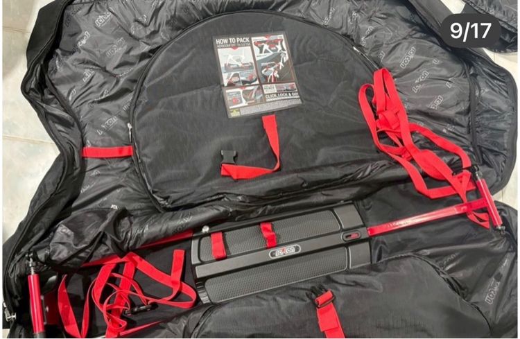 🔥SCICON AEROCOMFORT 3.0 TSA กระเป๋าใส่จักรยานวัสดุดีแข็งแรงน่าใช้แนะนำเลยค่ะสภาพยังดีมากใช้งานได้ยาวเลยค่ะ รูปที่ 9