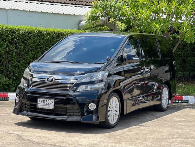 Toyota Vellfire 2012 2.4 Z G Edition Van เบนซิน ไม่ติดแก๊ส เกียร์อัตโนมัติ ดำ รูปที่ 3
