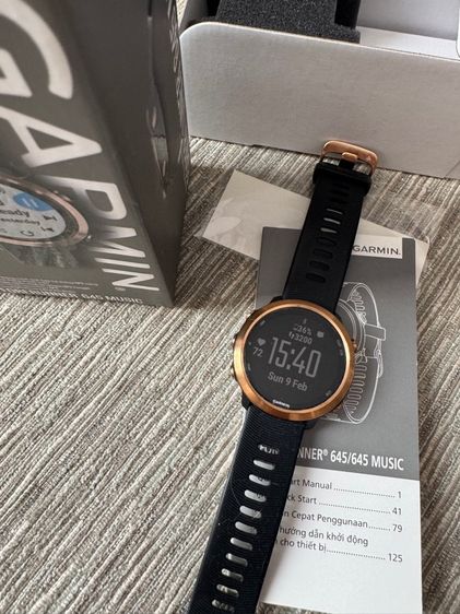 อื่นๆ ไทเทเนียม Garmin Forerunner 645 Music Rose Gold