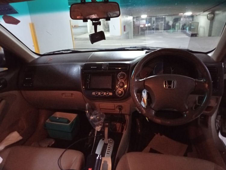 Honda Civic 2003 1.7 VTi Sedan เบนซิน ไม่ติดแก๊ส เกียร์อัตโนมัติ บรอนซ์ทอง รูปที่ 3
