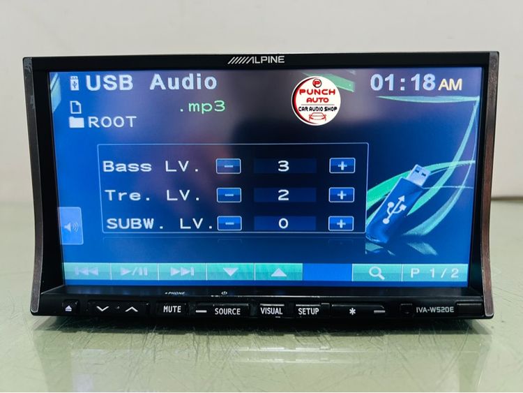 ALPINE IVA-W520E(รุ่นใหญ่ เสียงดี) รูปที่ 6
