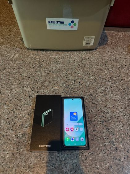 ขายถูกๆSamsungFlip6สีMintยกกล่อง 256กิ๊กจอสวยกริปหายากสภาพสวยๆสูนTrueถูกมากก