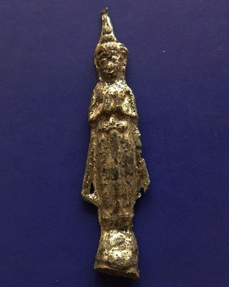 พระกรุวัดเกาะ (วัดสัมพันธวงศ์) เนื้อชินเงิน  พระเนื้อชินเงินกรุวัดเกาะ สัมพันธวงศ์ รูปที่ 9