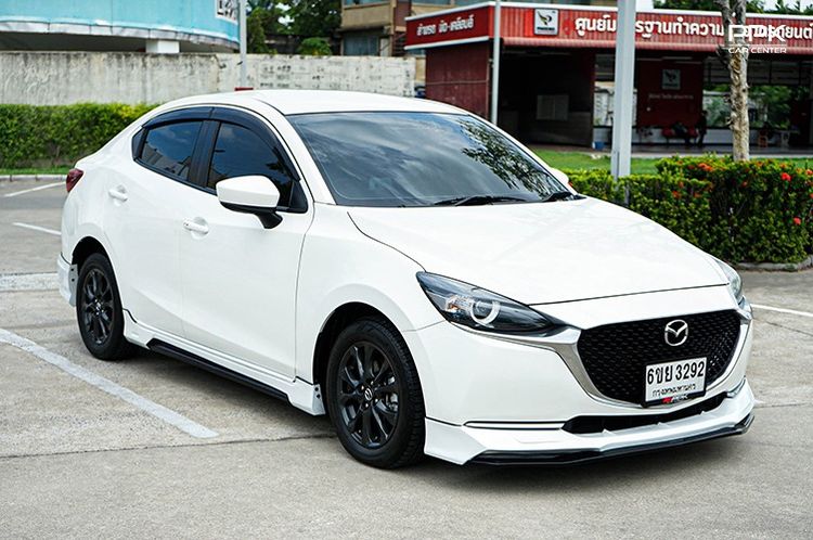 Mazda Mazda 2 2022 1.3 Skyactiv-G S Leather Sports Sedan เบนซิน ไม่ติดแก๊ส เกียร์อัตโนมัติ ขาว รูปที่ 3