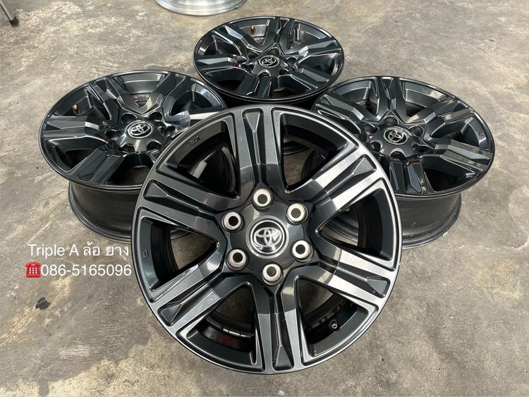 Enkai อะลูมิเนียมอัลลอย 17" ✨ล้อแม็ก 6รู139✨Toyota Revo รุ่นใหม่ ขอบ 17 สีเทาดำ