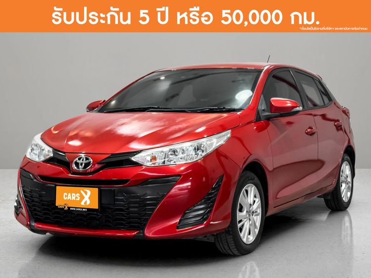 Toyota Yaris 2017 1.2 E Sedan เบนซิน ไม่ติดแก๊ส เกียร์อัตโนมัติ แดง