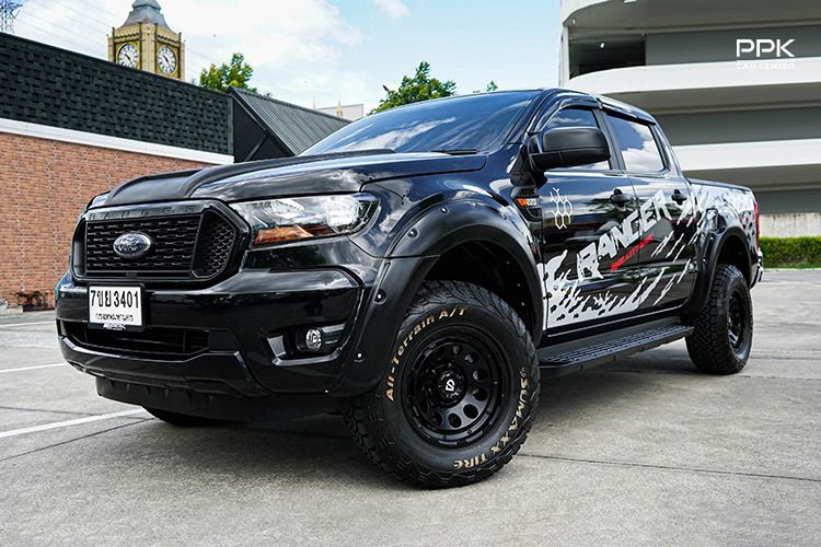 Ford Ranger 2021 2.2 Hi-Rider XL Plus Pickup ดีเซล ไม่ติดแก๊ส เกียร์ธรรมดา ดำ