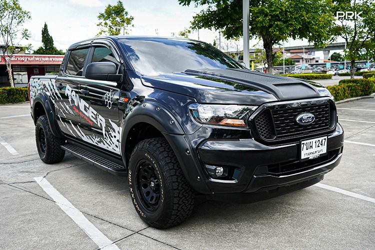 Ford Ranger 2021 2.2 Hi-Rider XL Plus Pickup ดีเซล ไม่ติดแก๊ส เกียร์ธรรมดา ดำ รูปที่ 3