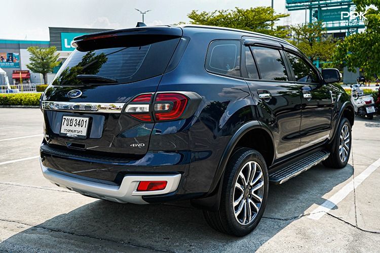 Ford Everest 2022 2.0 Titanium Plus 4WD Utility-car ดีเซล ไม่ติดแก๊ส เกียร์อัตโนมัติ น้ำเงิน รูปที่ 4