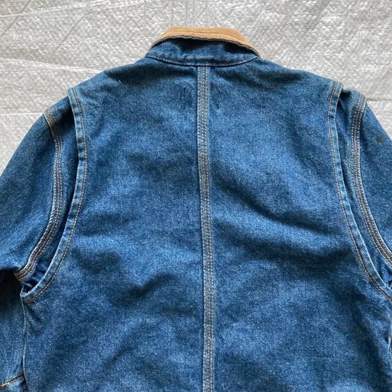 เสื้อแจ็คเก็ตยีนส์ POLO RALPH LAUREN แท้ 💯 size วัดจริงขนาด อก 18 ยาว 19 นิ้ว สภาพดีมาก ปกลูฟูก ผ้าสีเฟดสวย ตัดเย็บดีมาก ดีเทลสวย รูปที่ 10