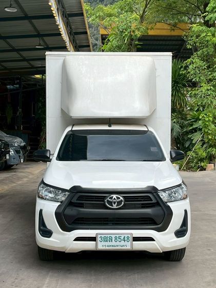 Toyota Hilux Revo 2023 2.4 Entry Pickup ดีเซล ไม่ติดแก๊ส เกียร์ธรรมดา ขาว รูปที่ 2