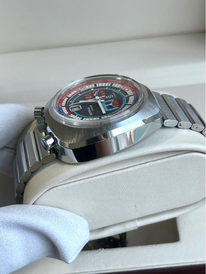 SORNA Bullhead World Timer  Chronograph Vintage Watch 1970's รูปที่ 13