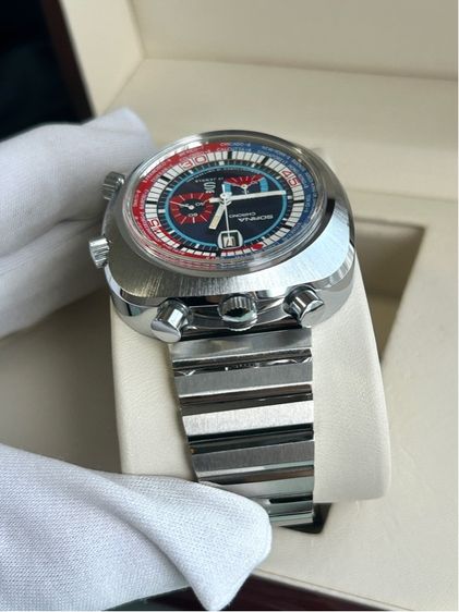 SORNA Bullhead World Timer  Chronograph Vintage Watch 1970's รูปที่ 11