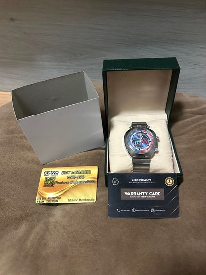 SORNA Bullhead World Timer  Chronograph Vintage Watch 1970's รูปที่ 18