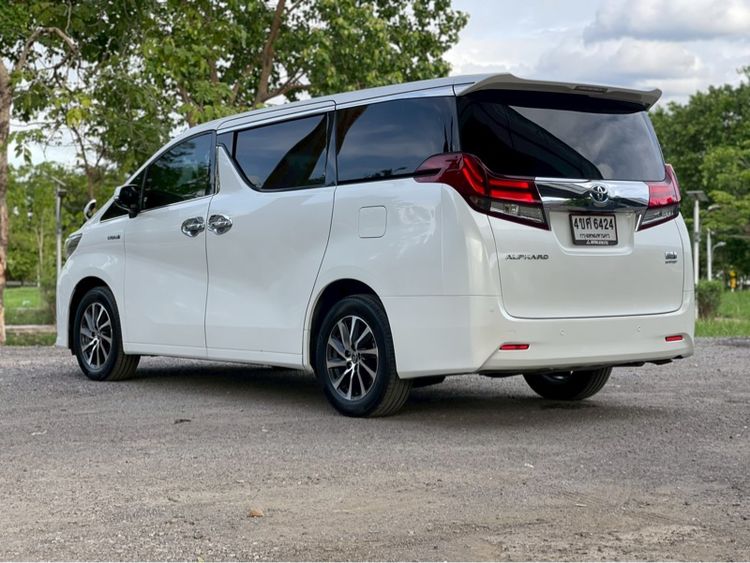 Toyota Alphard 2015 2.5 Hybrid E-Four 4WD Van ไฮบริด ไม่ติดแก๊ส เกียร์อัตโนมัติ ขาว รูปที่ 3