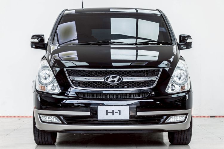 Hyundai H-1  2009 2.5 Deluxe Utility-car ดีเซล ไม่ติดแก๊ส เกียร์อัตโนมัติ ดำ รูปที่ 4