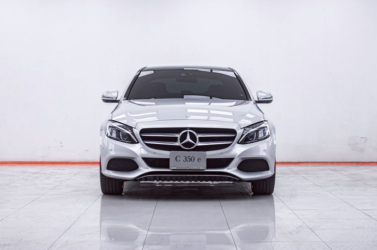 Mercedes-Benz C-Class 2017 C350e Sedan ปลั๊กอินไฮบริด (PHEV) ไม่ติดแก๊ส เกียร์อัตโนมัติ เทา รูปที่ 4