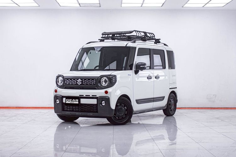 รถ Suzuki Spacia 660 Gear Hybrid XZ Turbo สี ขาว