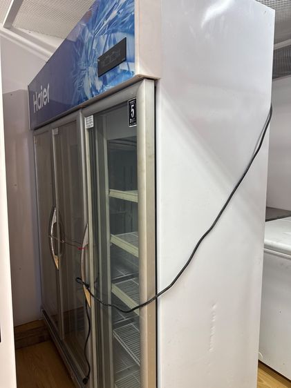 ตู้เย็นมัลติดอร์ ตู้แช่เย็น Haier กระจกเลื่อน 3 ประตู มือสอง พร้อมใช้งาน
