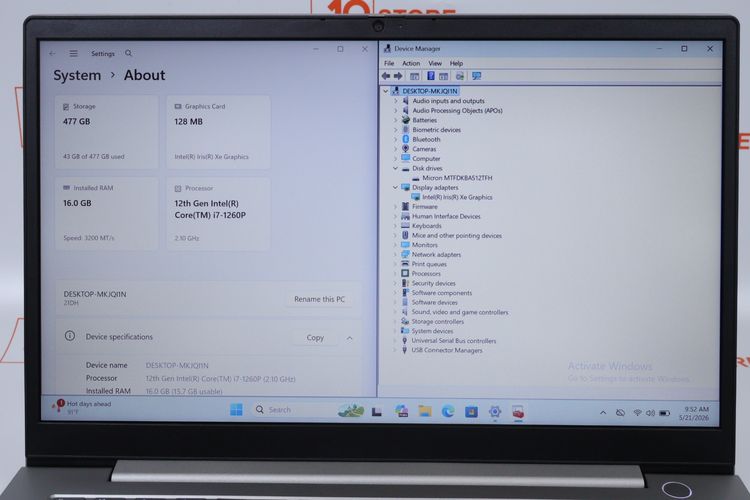 LENOVO THINKBOOK 14 G4 Core i7-1260P RAM16.512GB รูปที่ 3