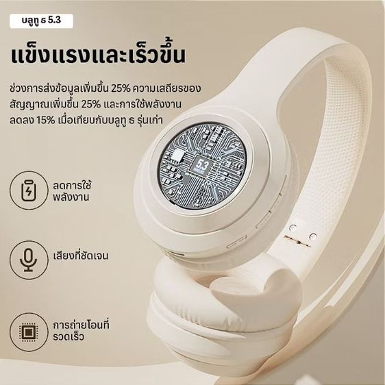 หูฟังบลูทูธ แบบสวมหัว รูปที่ 3