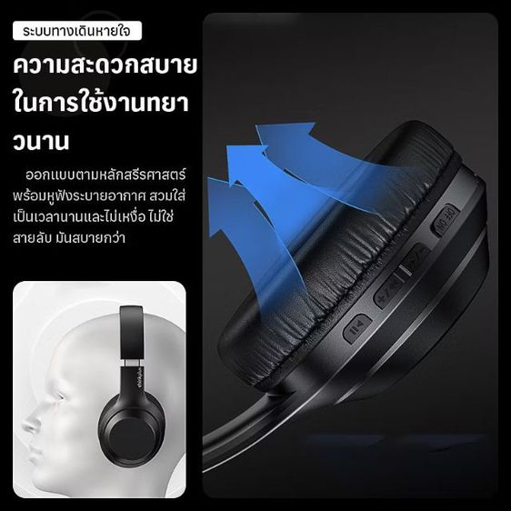 หูฟังบลูทูธ แบบสวมหัว รูปที่ 4