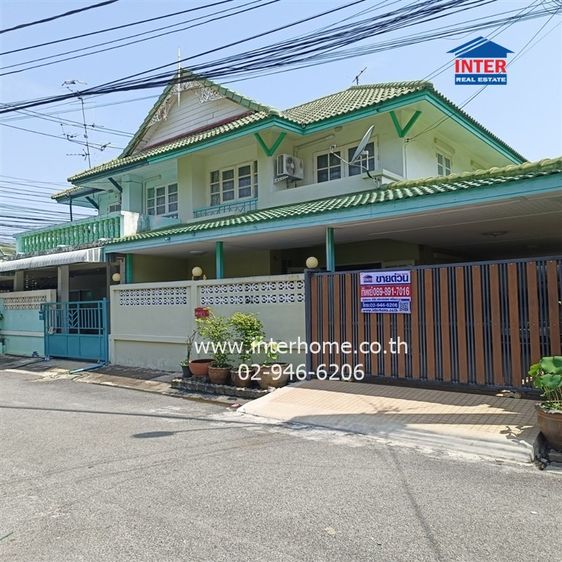 บ้านเเฝด 2 ชั้น 35 ตร.ว. หมู่บ้านพฤกษา14 ซอยวัดลาดปลาดุก ถนนกาญจนาภิเษก ถนนลาดปลาดุก บางบัวทอง นนทบุรี