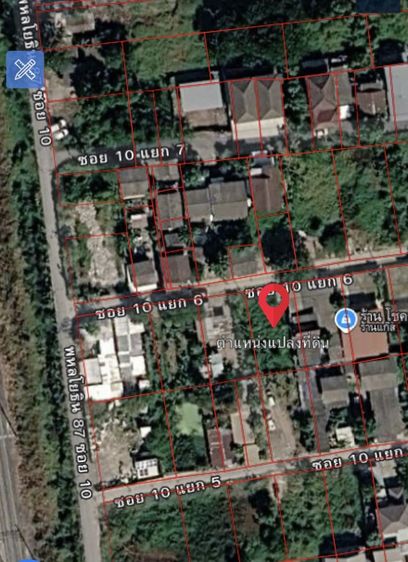ขายที่ดินเปล่า 1 งาน ที่ดิน ใกล้รถไฟฟ้า สถานีหลักหก เพียง 450 เมตร พหลโยธิน 87 ซอย 10 แยก 6 ตำบลประชาธิปัตย์ อำเภอธัญบุรี ปทุมธานี 