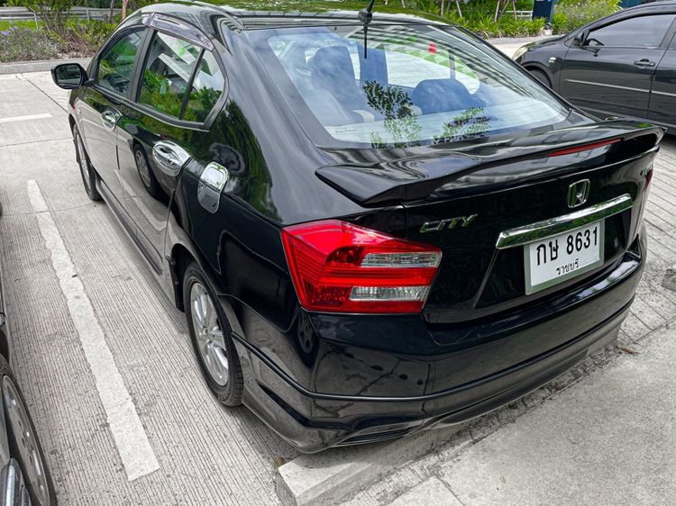 Honda City 2012 1.5 S i-VTEC Sedan เบนซิน ไม่ติดแก๊ส เกียร์ธรรมดา ดำ รูปที่ 4