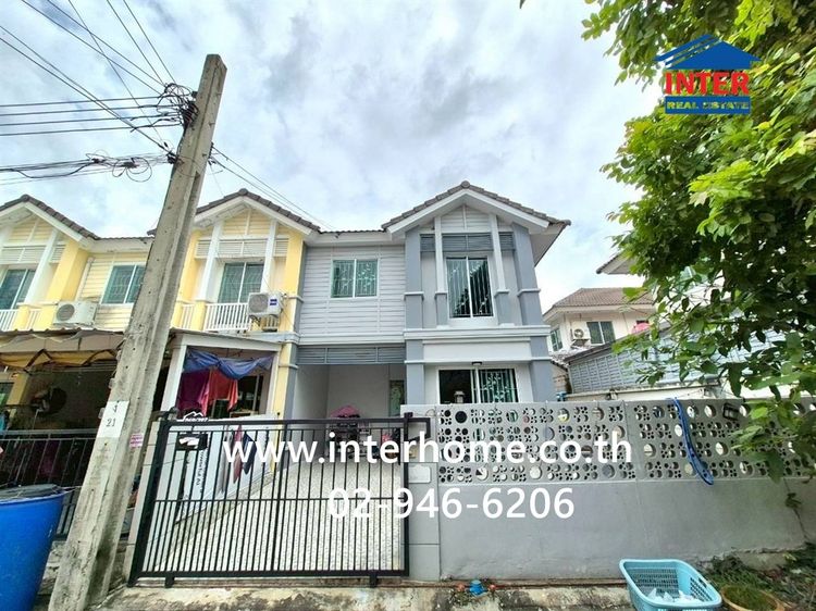ทาวน์เฮ้าส์ 2 ชั้น 23.5 ตร.ว. หมู่บ้านพฤกษาวิลล์ 50-1 ใกล้สัมมากร เพลส รามคำแหง ถนนราษฎร์พัฒนา ถนนรามคำแหง เขตสะพานสูง กรุงเทพมหานคร