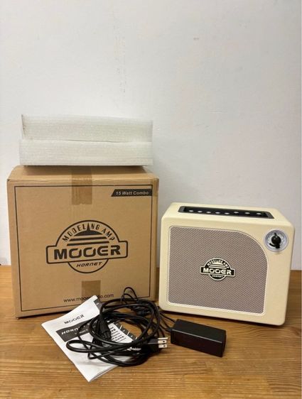 🔥Mooer Hornet แอมป์ สภาพโดยรวมดีมากๆค่ะใช้งานปกติเลยแนะนำเลยค่ะเสียงดี ใช้งานน้อยค่ะ